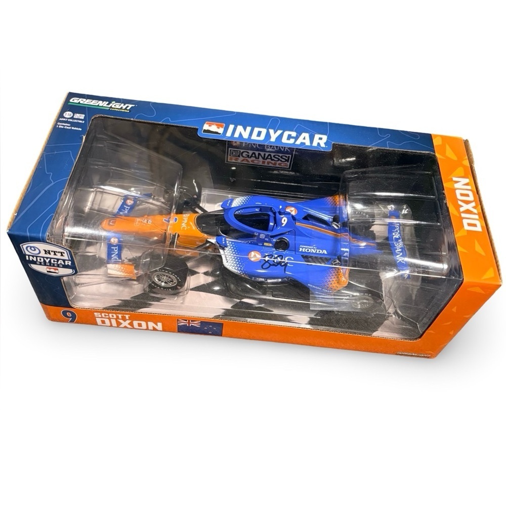 NWT Autographed Scott Dixon #9 IndyCar 2023 Greenlight 1:18 Diecast Collectible - Picture 8 of 17